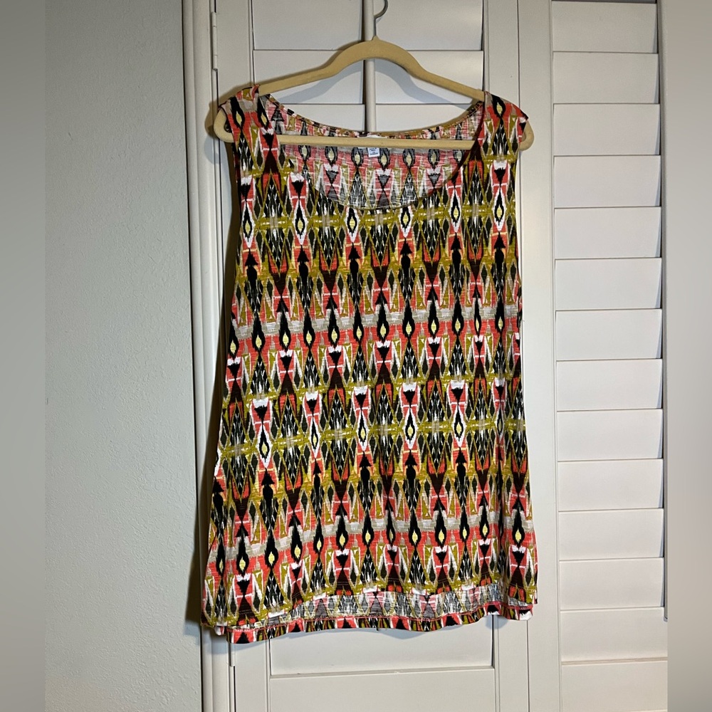 J. Jill - Geometric Patterned Sleeveless Top